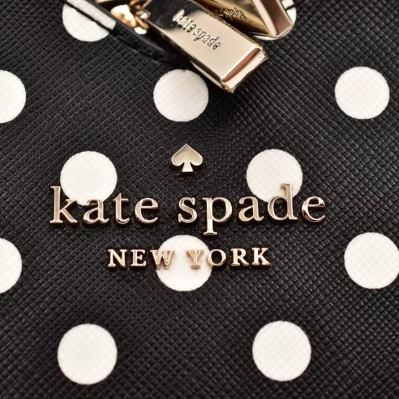 Kate Spade purse Love Shack Heart handbag crossbody in polka dots NWT - Picture 3 of 10